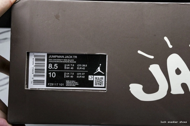 Cheap LUCY Jack Scott TR x University Red Jordan FZ8117-101 Travis Jumpman 0704